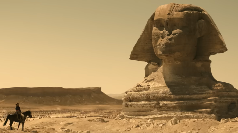 Kadr z trailera filmu „Napoleon” Ridleya Scotta