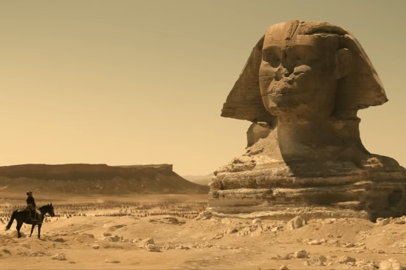Kadr z trailera filmu „Napoleon” Ridleya Scotta